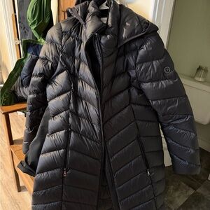 Calvin Klein Black Quilted Puffer Coat